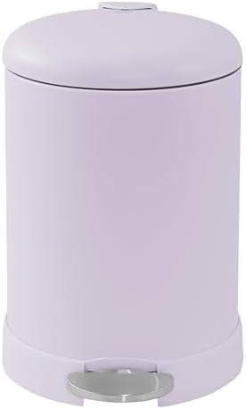 Glad Small Trash Can, 1.2 Gallon | Round Stainless Steel Garbage Bin - Image 7