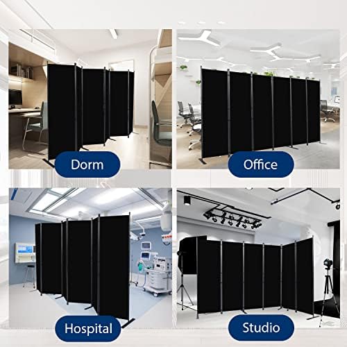 6 Panel Wide Room Divider Wall Screen - Image 6