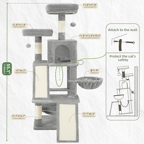 Gitelsnour Cat Tree Tower Multi-Level - Image 7