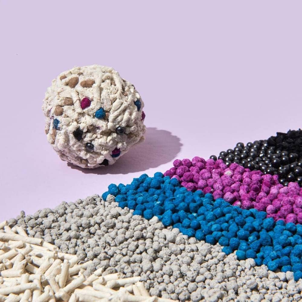 Tofu Cat Litter Natural Clumping Tofu Cat Litter 5.5lb/88oz 5 Scents (Greentea + Mixed, 2 Pack)