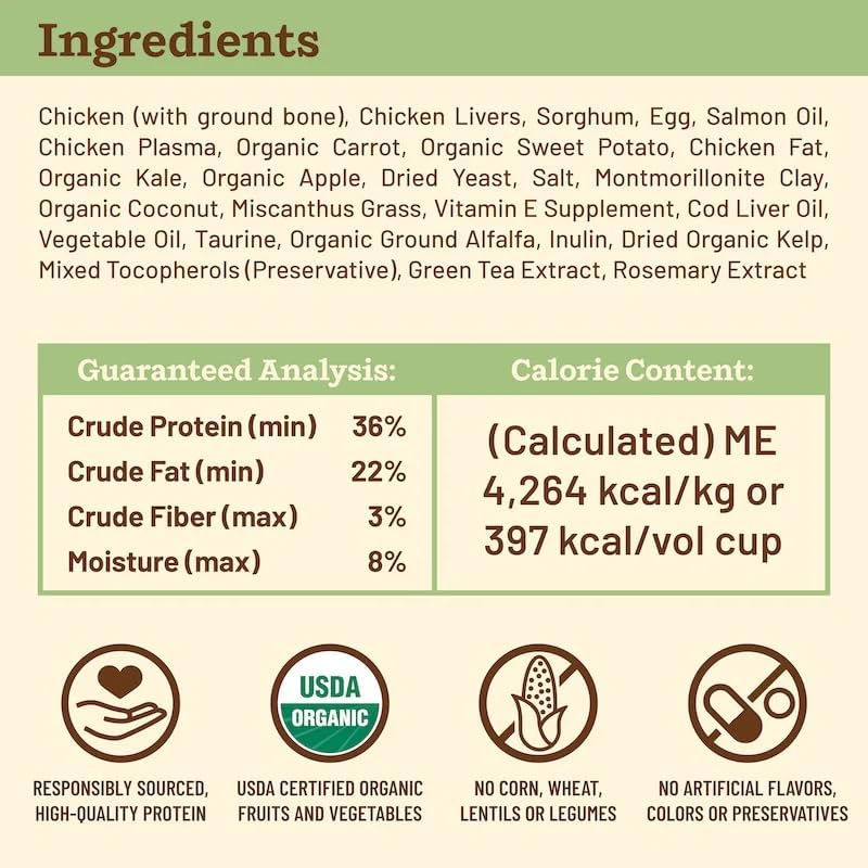 Primal Kibble in The Raw, Freeze Dried Cat Food, Chicken, Scoop & Serve, Made with Raw Protein, Whole Ingredient Nutrition, Crafted in The USA, Dry Cat Food, 64 Ounce (4 lb) Bag