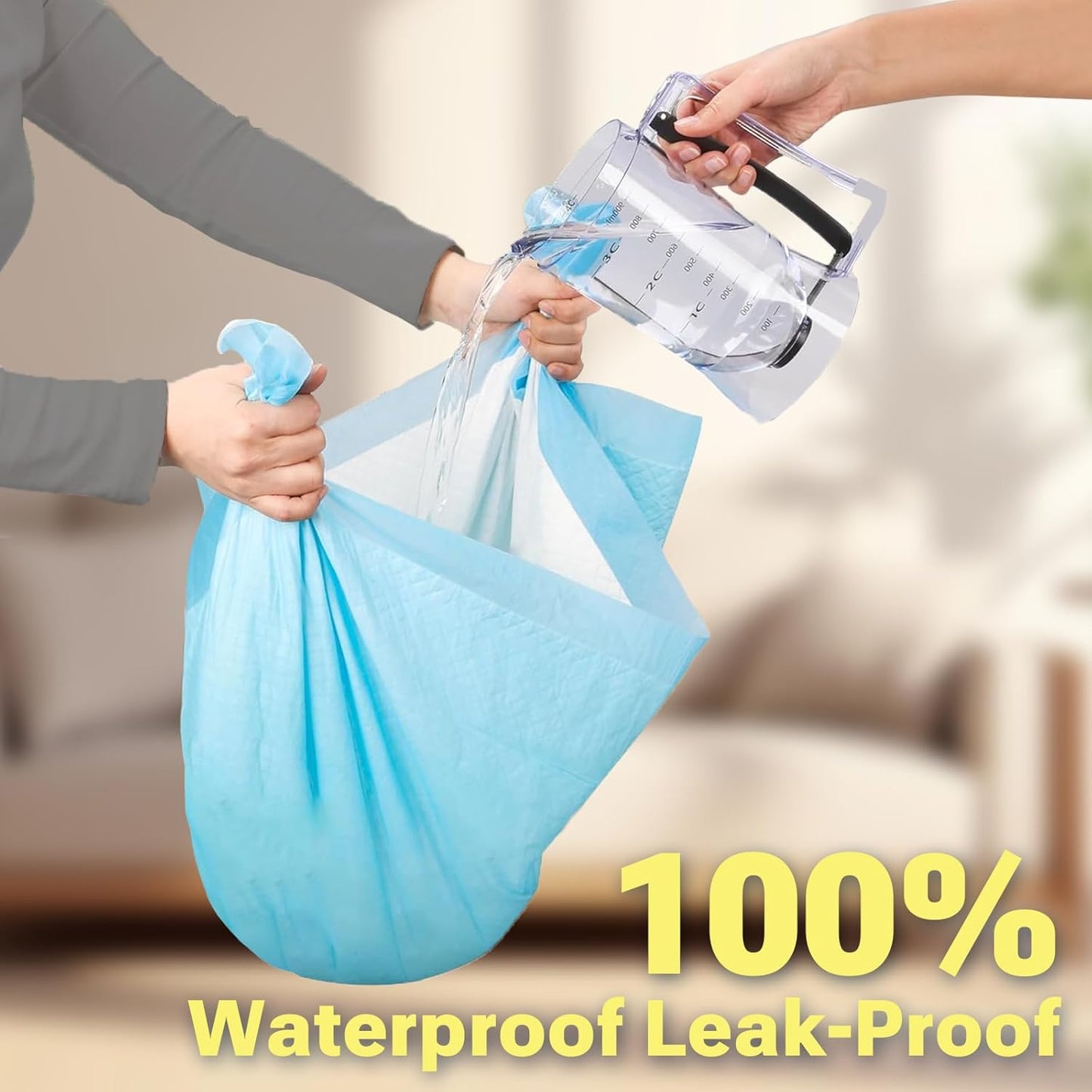 Extra Large Puppy Pads 28"x34",Super Absorbent Disposable Pee Pads for Dogs / Wee Wee Pads / Potty Training Pads, Incontinence Bed Underpads for Adults, 50 Count