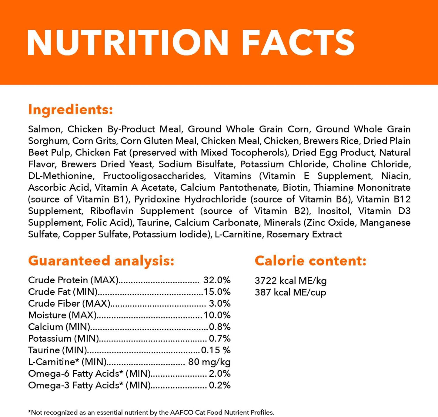 IAMS Proactive Health Adult Healthy Dry Cat Food with Real Salmon, 16 lb. Bag