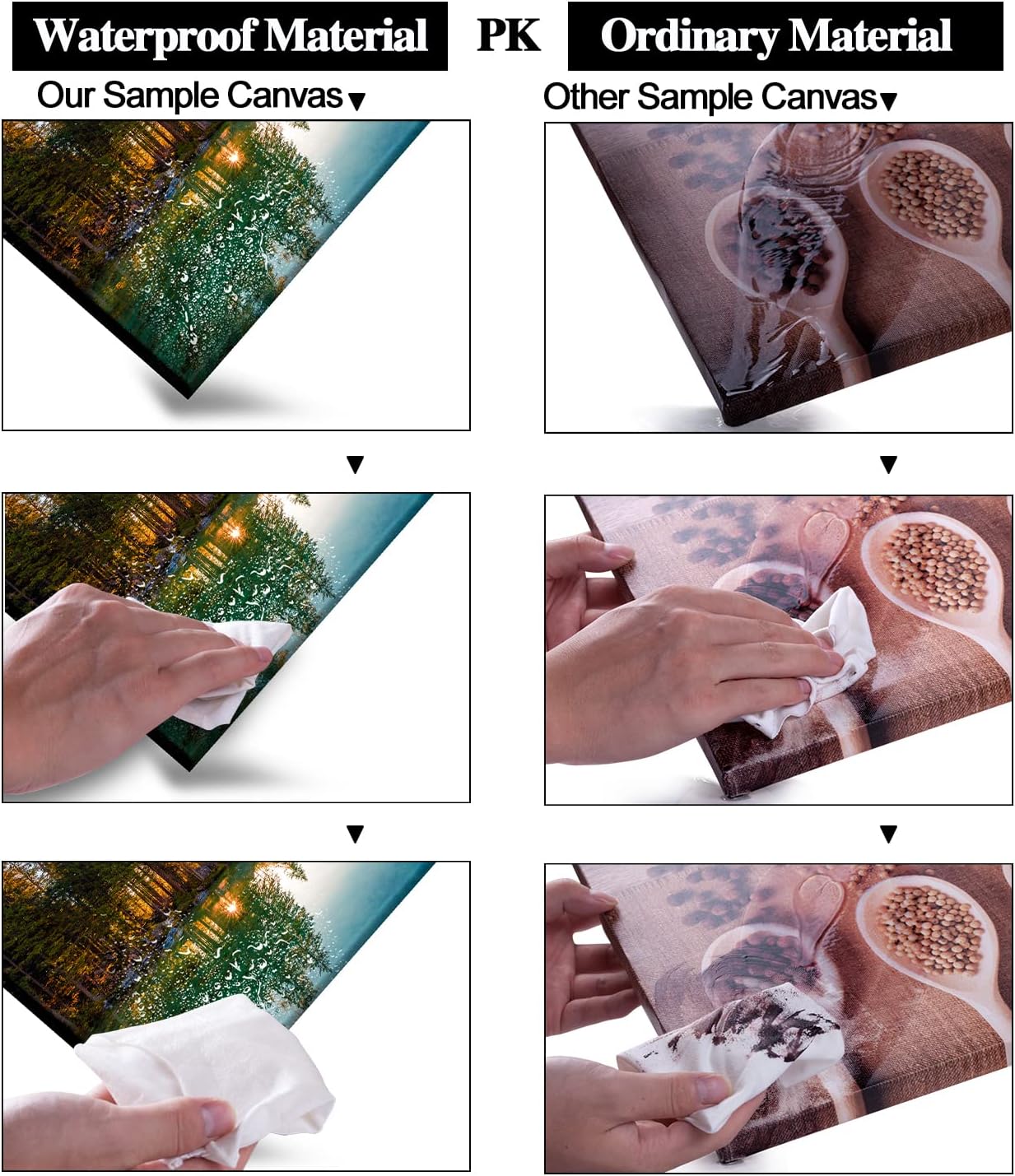 Beautiful Lake Mountain Range Sunrise Sunset Landscape Canvas Wall Art for Living Room, Autumn Forest National Park Scenery, Nature Scenic Picture Print Artwork Painting Decor,Inner Frame 20x40