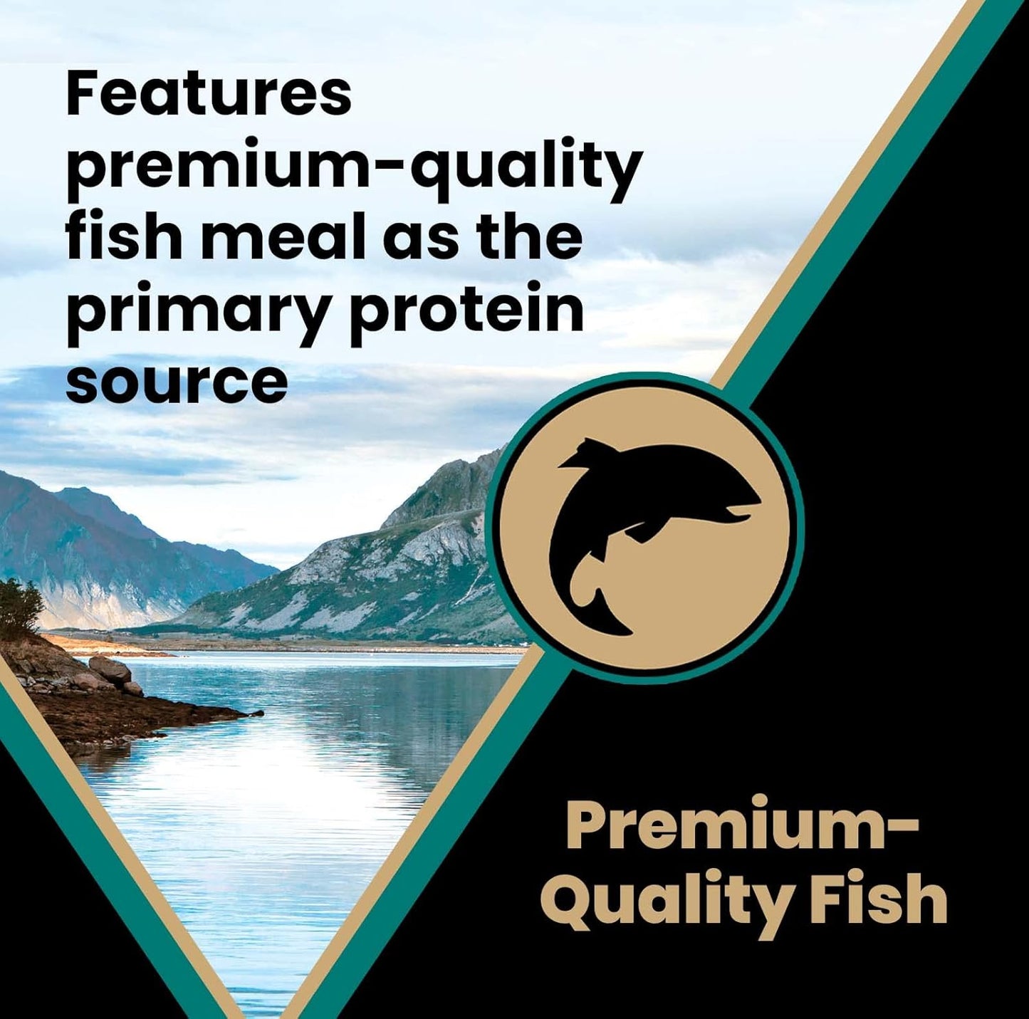 VICTOR Super Premium Dog Food – Select Ocean Fish Formula with Salmon – Omega-3 and Omega-6 Enriched Gluten-Free Dry Kibble for All Normally Active Dogs of All Life Stages, 40lbs