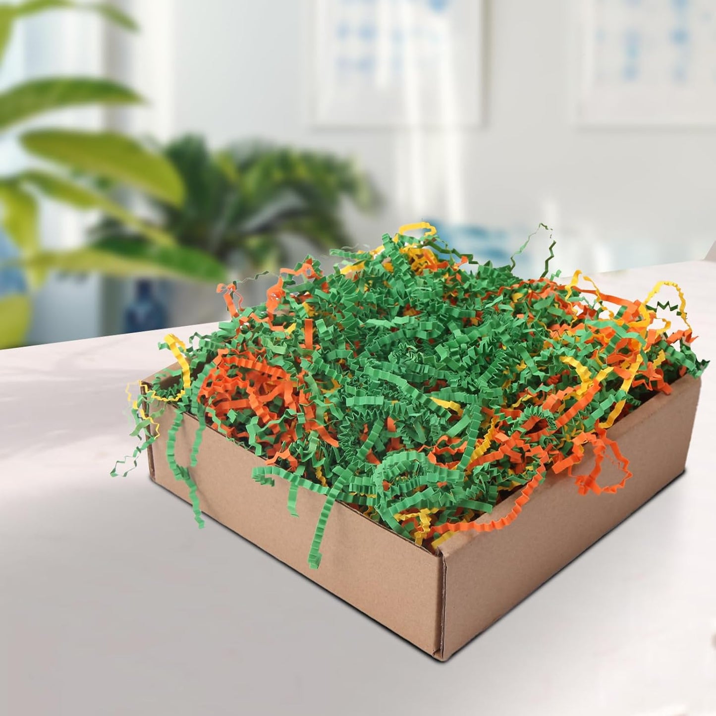 Kyouki Crinkle Paper Bird Toys, for Small Parrots, Parakeets, Cockatiels, Lovebirds, Conures, Budgies, Finches, Canaries โ Fun Chewable & Shreddable Toy with Colorful Crinkle (Wrinkled Paper)