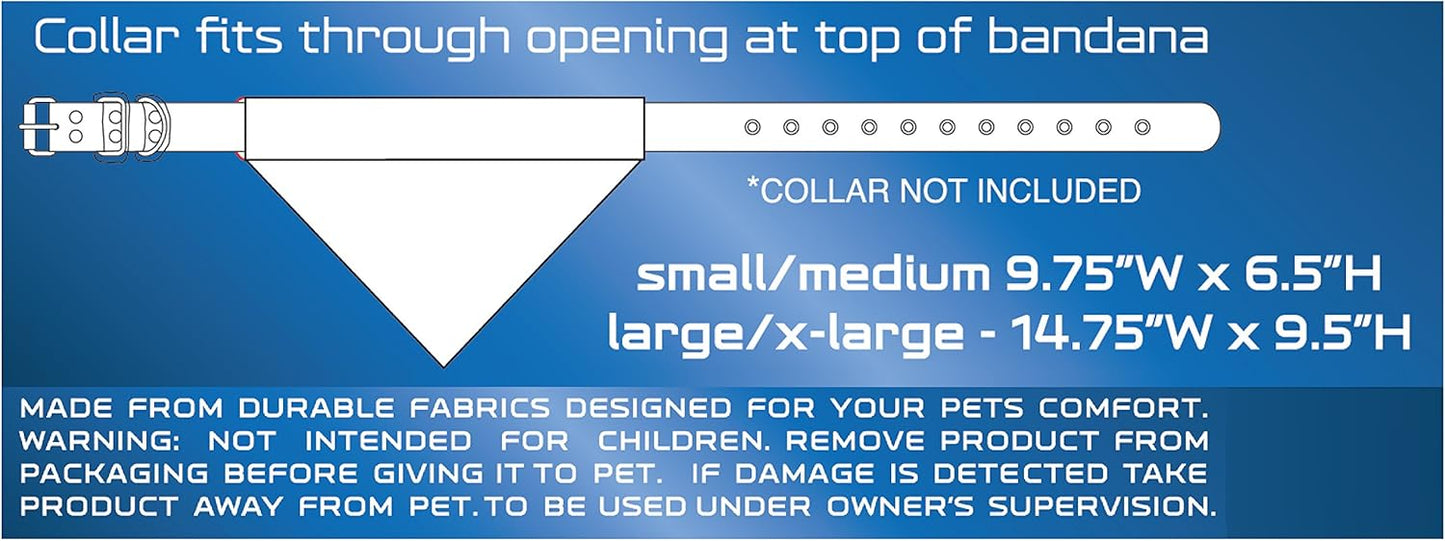 Pets First Collegiate Pet Accessories, Reversible Bandana, Florida State Seminoles, Small/Medium