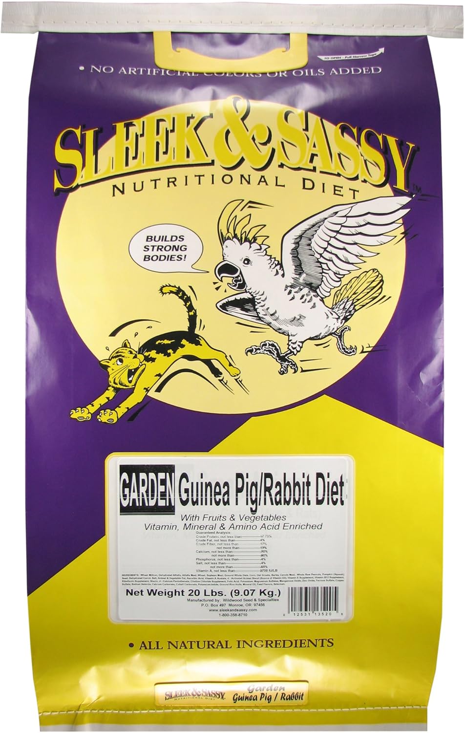 SLEEK & SASSY Garden Guinea Pig & Rabbit Food (20 lbs.)