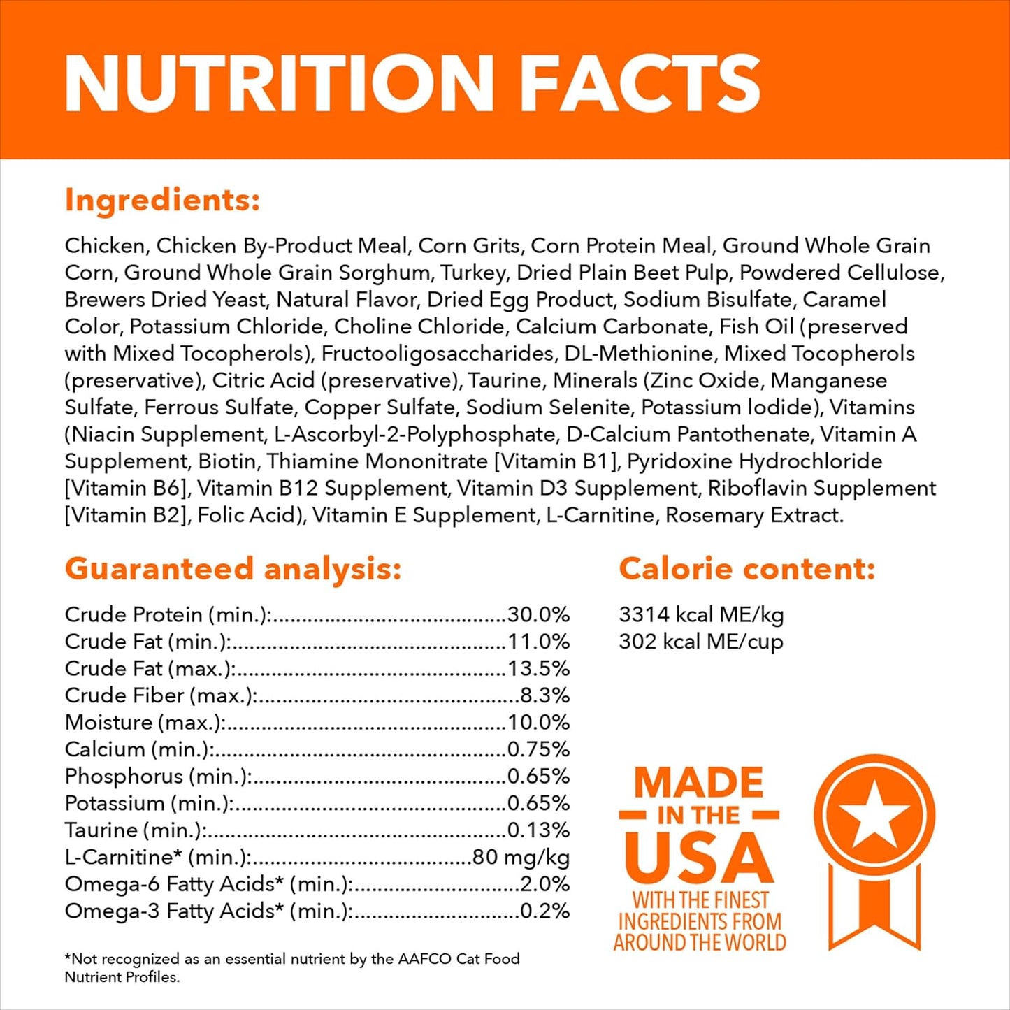 IAMS Proactive Health Indoor Weight Control & Hairball Care Adult Dry Cat Food, Chicken & Turkey Recipe, 16 lb. Bag