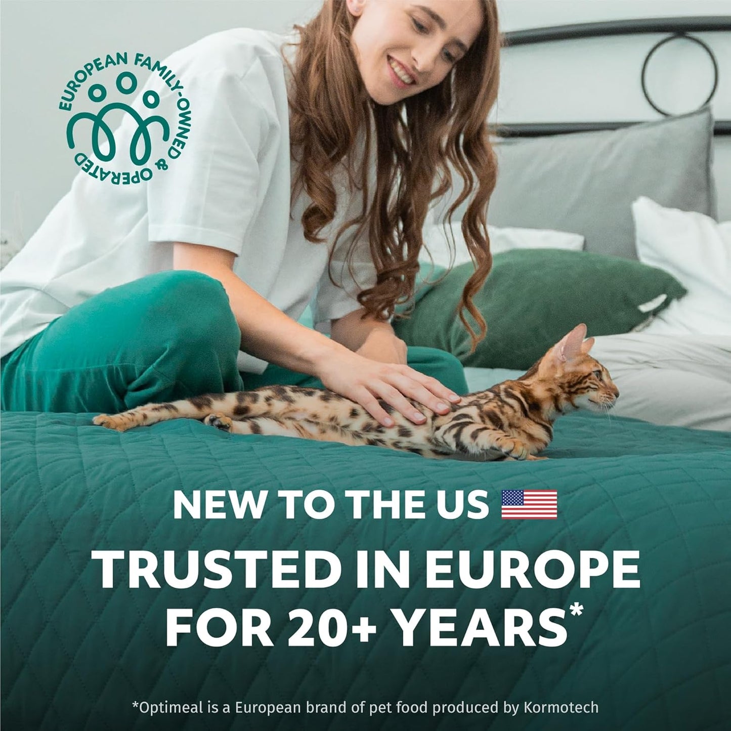 Optimeal Grain-Free Wet Cat Food Pouches – Beef & Rabbit in Savory Gravy, High Protein & Moisture-Rich Tender Morsels, Indoor Adult Cat Wet Food with Natural European Ingredients, 3 oz (Pack of 12)