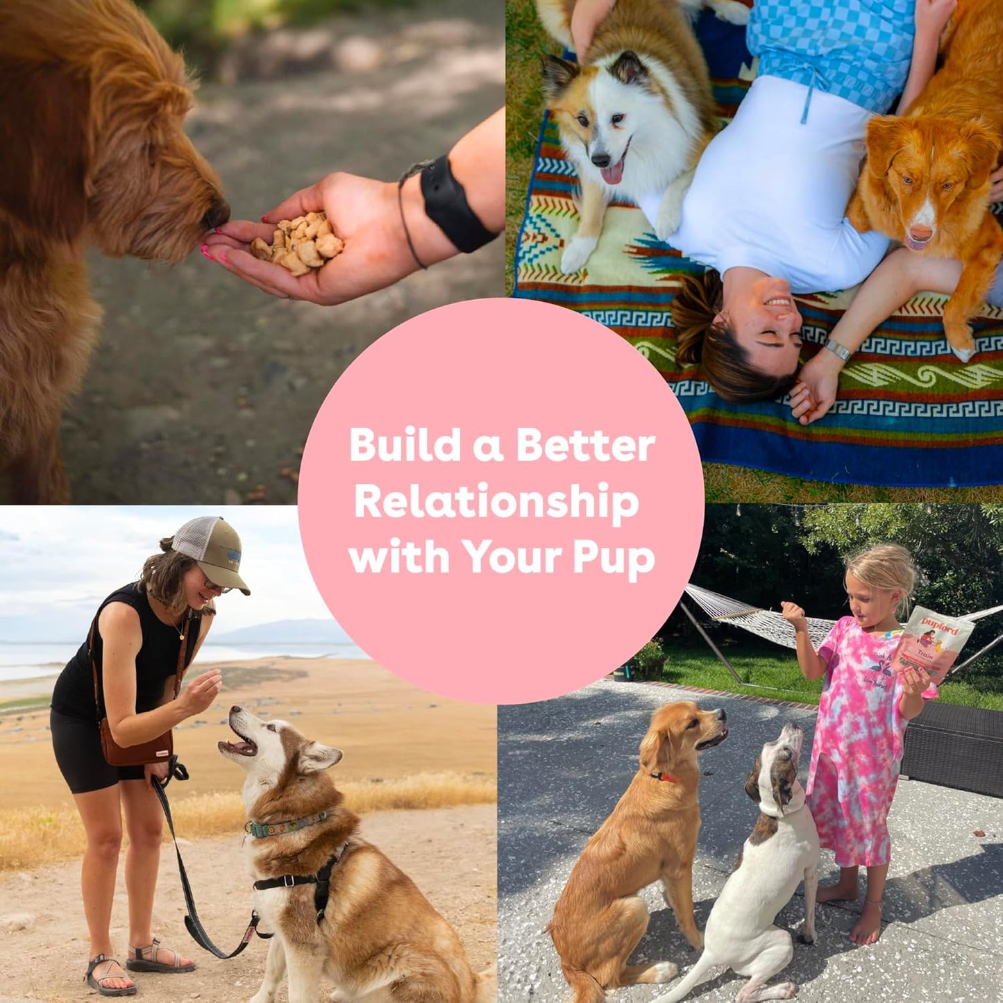 Pupford Freeze Dried Training Treats for Dogs & Puppies, 225+ Two Ingredient Bites (Salmon, 2 oz)