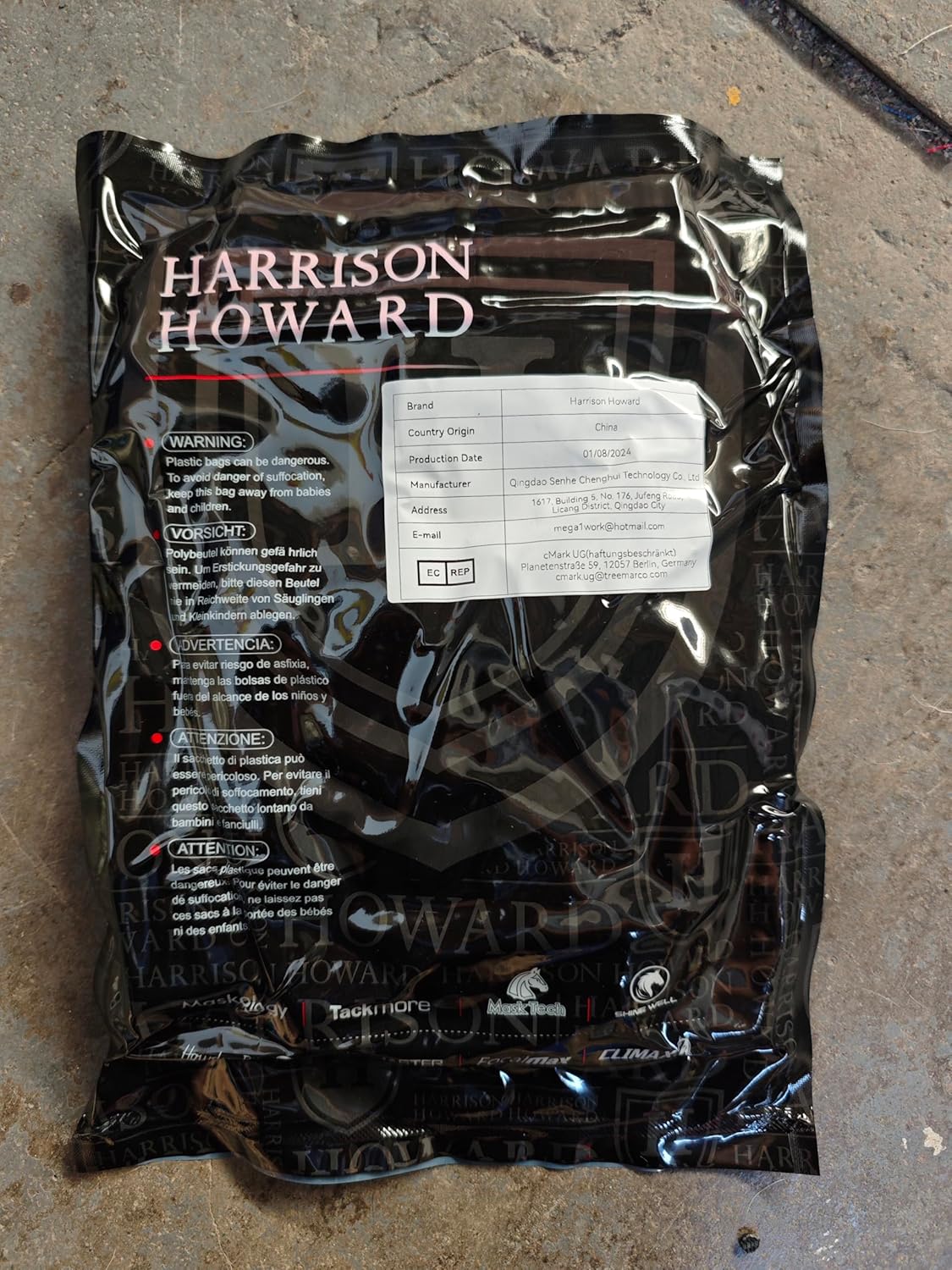 Harrison Howard CareMaster Horse Fly Mask Half Face with Ears Moonlight Silver Large Full Size