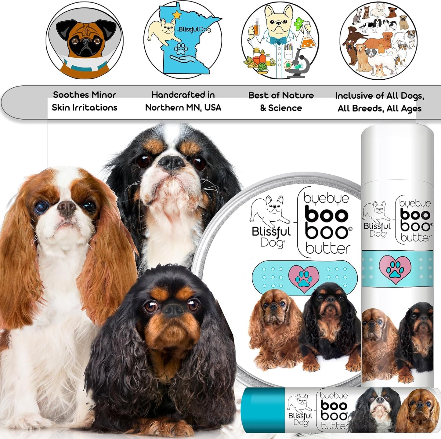 English Toy Spaniel Boo Boo Butter, 8 oz