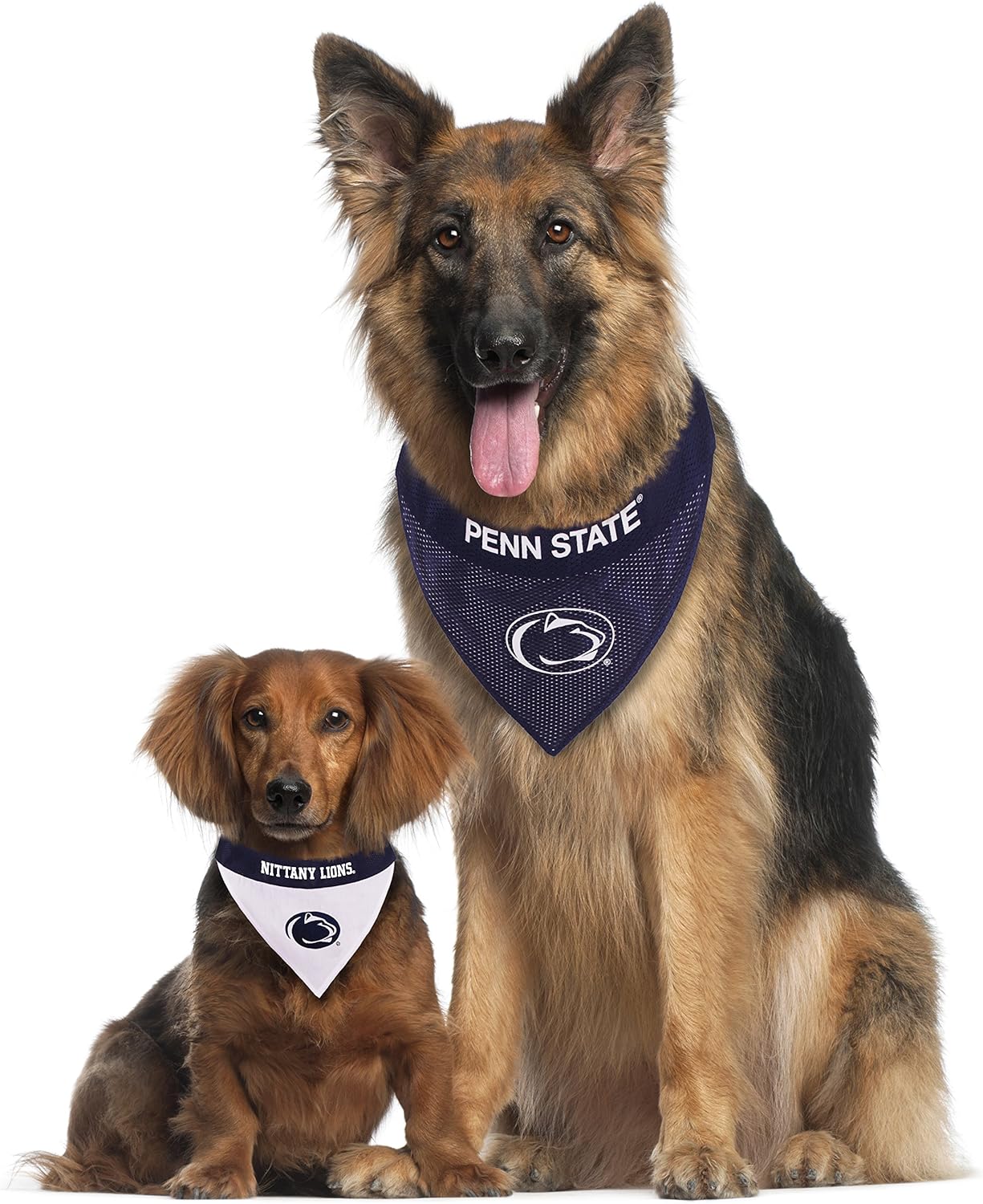 Pets First Collegiate Pet Accessories, Reversible Bandana, Penn State Nittany Lions, Large/X-Large