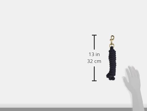 Weaver Equine Performance Lead Rope, Long Horse Lead Rope with Quick Halter Attachment, Soft Comfort Grip, Barn Horse Tack for Daily Use & Showing