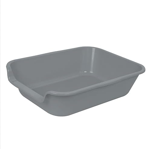 Extra Large Low Entry ABS Cat Litter Box, 2 Pack - Image 2