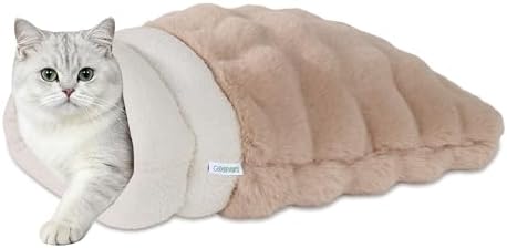 3 in 1 Semi-Enclosed Self Warming Burrow Cat Bed Sleeping Cave by GOOPAWS