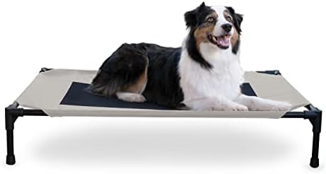 K&H Outdoor Elevated Dog Bed, Cooling Raised Dog Bed, Large 42x30in by KHPetProducts