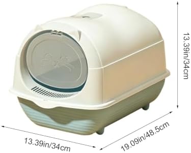 Large Enclosed Cat Litter Box - Image 2