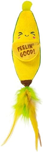 Catstages Kicker Peelin' Good Banana Dental Cat Toy by Catstages