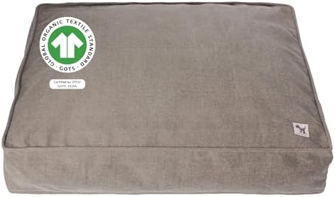 Molly Mutt Gray Dog Bed Cover, Non-Toxic & 100% Cotton by MollyMutt