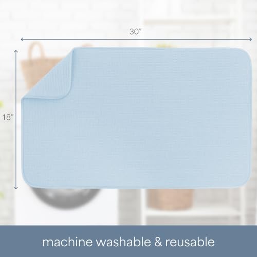 S&T INC. Dish Drying Mat, Sky Blue - Image 6