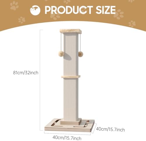 32" Large Cat Scratching Post - Image 7