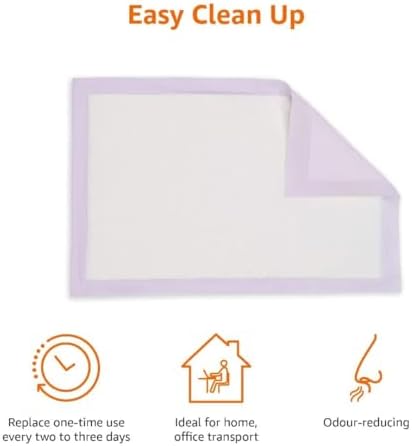 Amazon Basics Cat Litter Pee Pads, Super Absorbent, Odor Control - Image 3