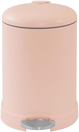 Glad Small Trash Can, 1.2 Gallon | Round Stainless Steel Garbage Bin - Image 7