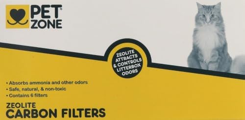 Pet Zone Odor Neutralizing Replacement Carbon Cat Litter Filters - Image 3