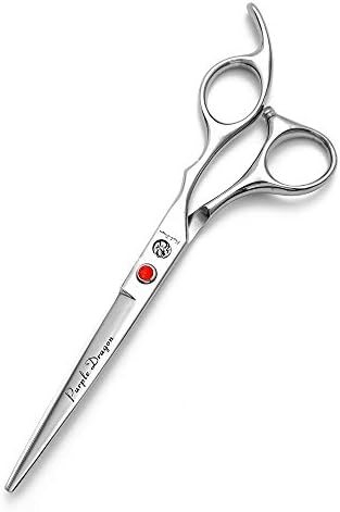 Purple Dragon 7" Sharp Edge Hair Cutting Scissors - Image 5