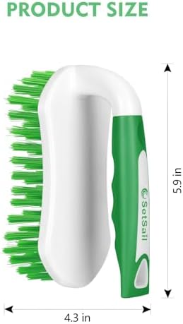 SetSail Scrub Brush, Stiff Bristle Cleaning Scrubber, 2 Pack - Image 2