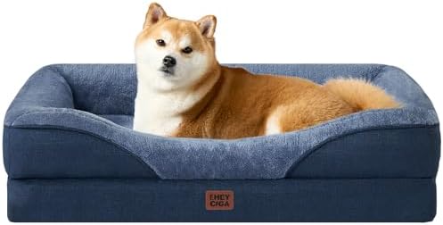 EHEYCIGA Orthopedic Dog Bed for Medium Dog, Memory Foam Dog Couch by EHEYCIGA