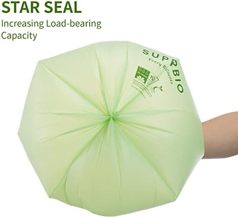 SUPERBIO 3 Gallon Compostable Food Waste Bags - Image 5