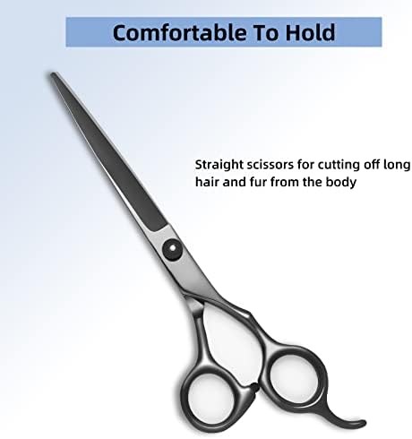 8.0 in 9CR Titanium Professional dog grooming scissors set, Grooming Scissors - Image 3