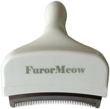 Pet Deshedding Tool with Curve Blade, Cat Grooming Brush, Tight V-shaped Teeth by Unknown
