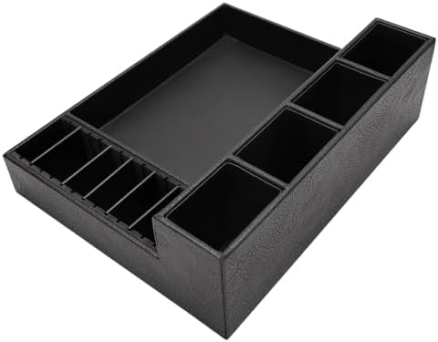 Barber Storage Box, Hairdressing Tool Holder, Shear Holder PU Leather Salon - Image 3