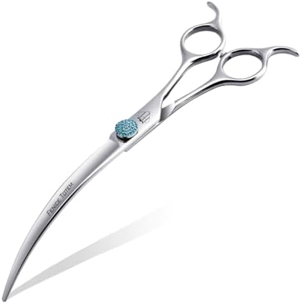 Fenice Professional Grooming Curved Shear: 45 Degree Super Curves Scissors by FENICETOTEM