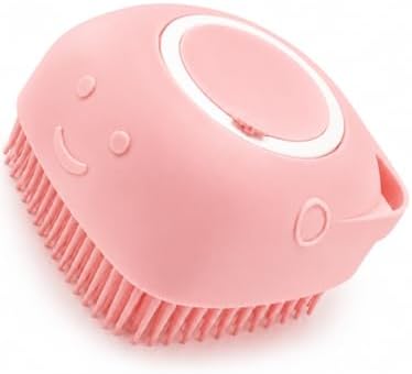 Pet Bath Brush for Dogs & Cats, Soft Silicone Shampoo Brush by Unknown
