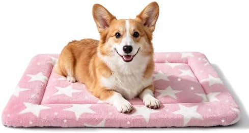 Dog Bed Mat, Reversible Crate Pad & Cute Dog Bed by FogkissComfyPawsHome