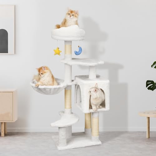 Meecal Cat Tree, 43In Cute Cat Tower - Image 6