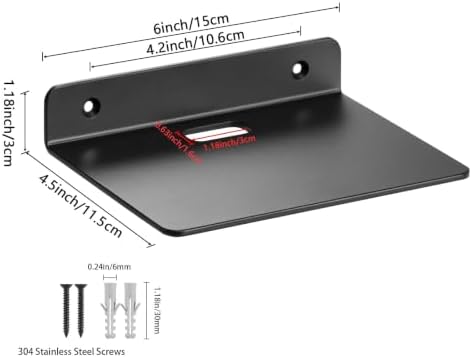 Small Floating Shelf – 6 Inch, Floating Wall Shelves - Image 3