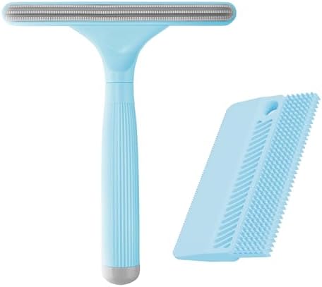 2 Pack Reusable Pet Hair Remover and Fabric Lint Scraper Set by Unknown