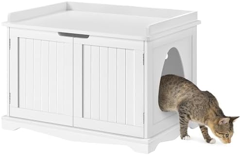 Yaheetech Hidden Cat Litter Box Enclosure Furniture by Yaheetech