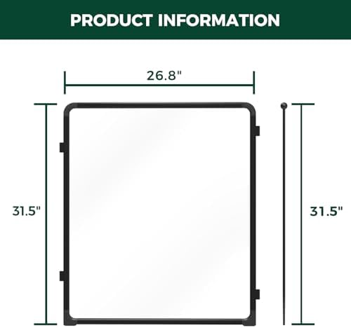 FXW 2 Add-on Acrylic Panels for AuraSpace Pro Dog Playpen - Image 3