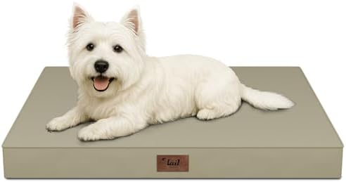 Waterproof Orthopedic Dog Crate Bed by TailStories