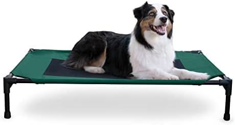 K&H Outdoor Elevated Dog Bed, Cooling Raised Dog Bed, Large 42x30in by KHPetProducts
