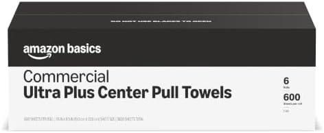 Amazon Basics 2-Ply White Centerpull Paper Towels | Bulk by AmazonBasics