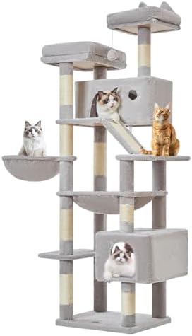 Taoqimiao Cat Tree, 71 in Extra Large Cat Tower - Image 4
