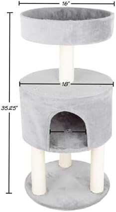 4-Tier Round Cat Tower - Image 2